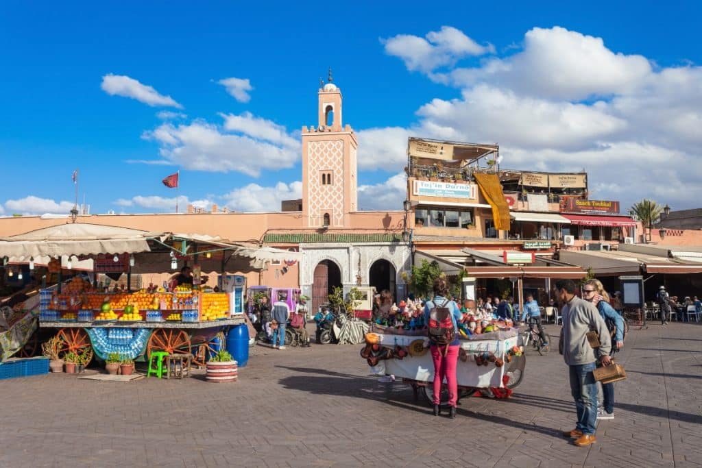 camel riding in Morocco